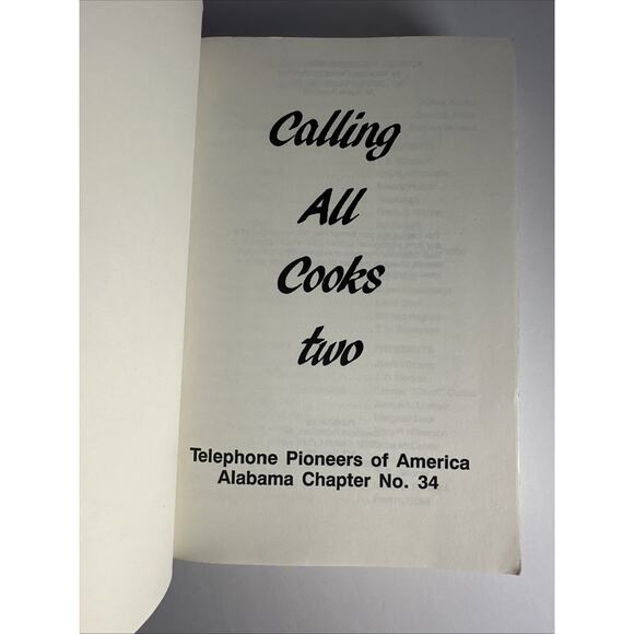 Calling All Cooks Two by Telephone Pioneers of America Alabama Chapter #34 (1988 - Picture 7 of 9